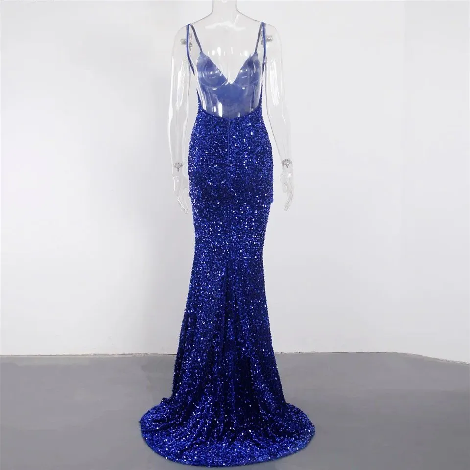 Sparkly Blue Formal Dress